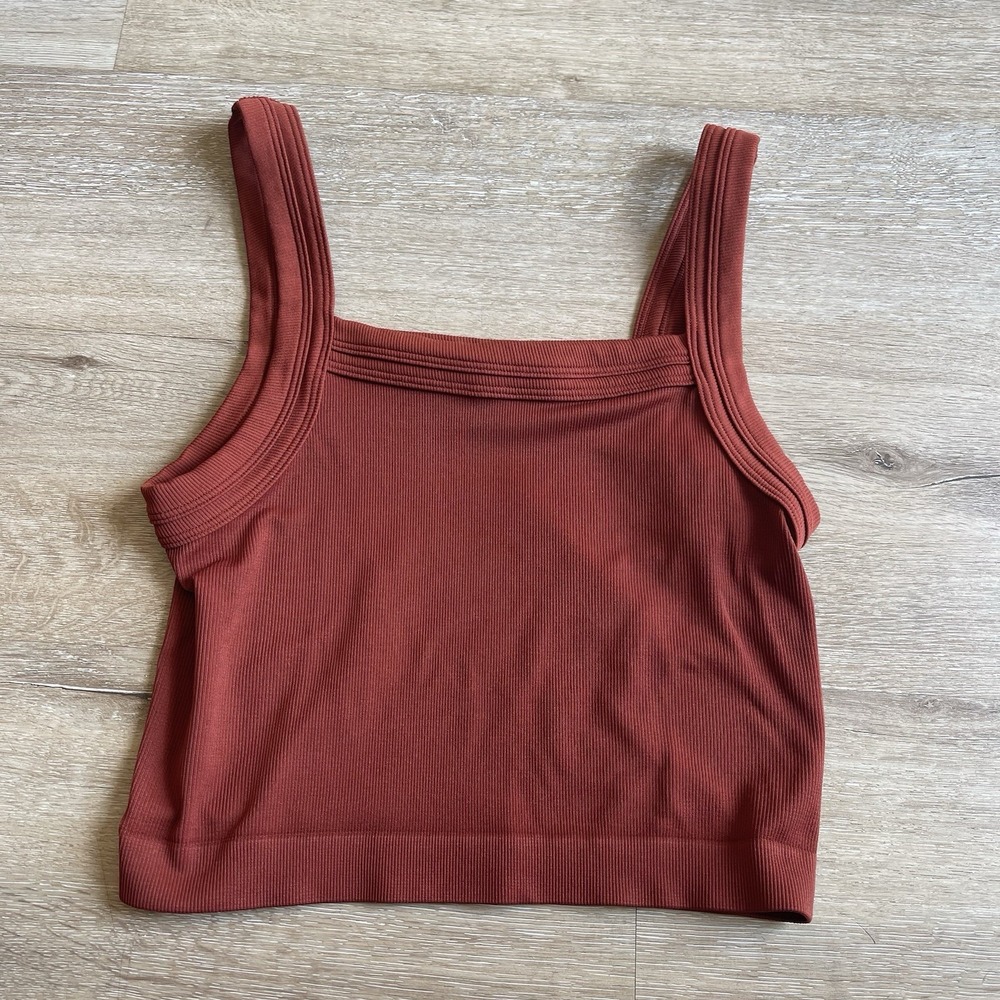 Urban Outfitters Out From Under Red Seamless Crop‎ Tank Top XS/S Stretchy